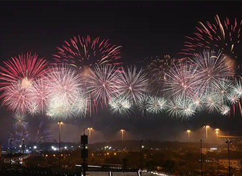 金堂县焰火晚会