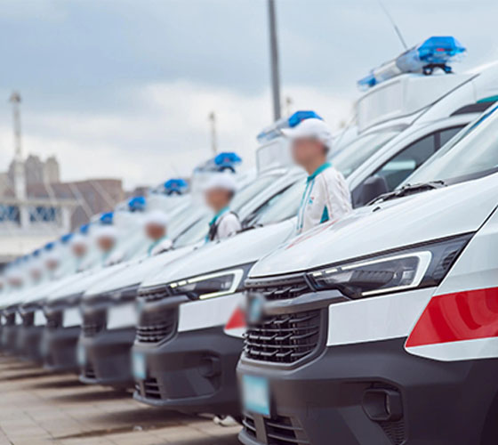 金堂县服务车队展示